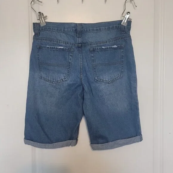 Epic Threads Skull Graphic Kids Jean Shorts Size Large - Picture 3 of 5